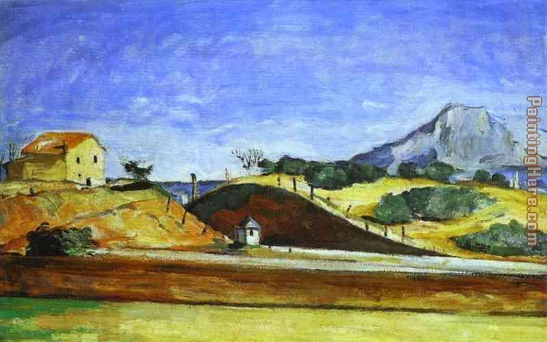 The Railway Cutting painting - Paul Cezanne The Railway Cutting art painting
